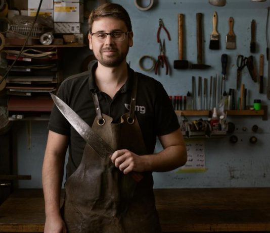 Made to measure: These knives cost as much as a small car