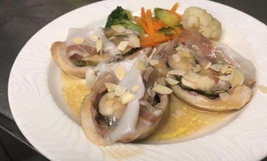 The rabbit in lardo : recipe d’Alessio Luccheti