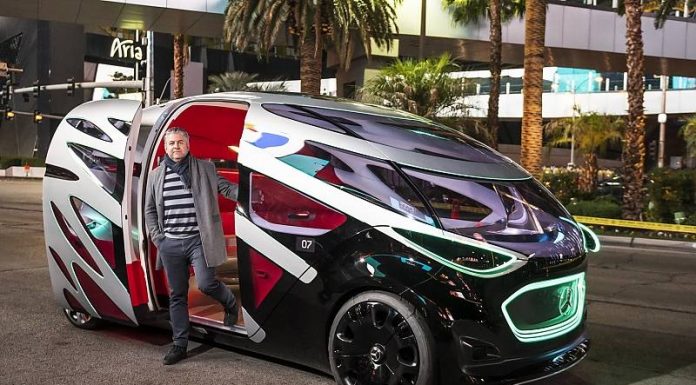 At night on the Las Vegas Strip