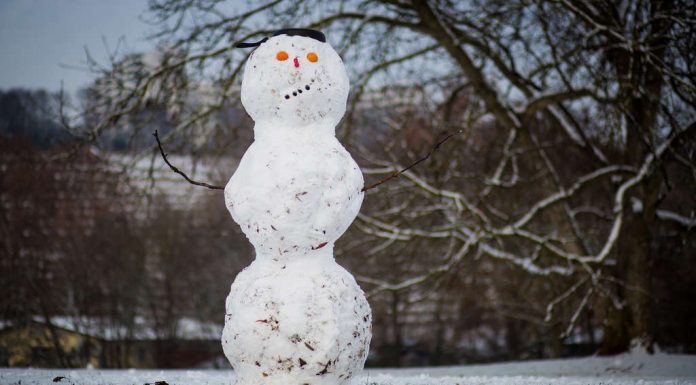 Strange snow man is causing a stir in Bavaria – police are investigating
