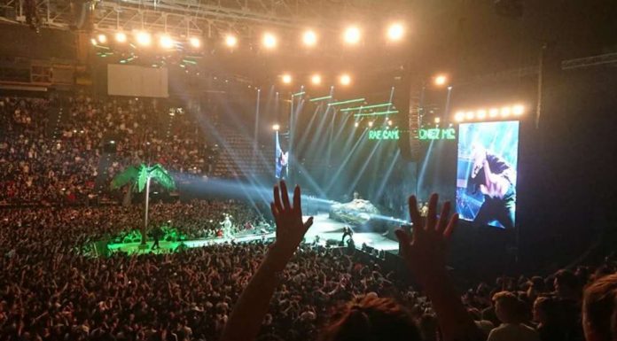 “Bonez MC” & “RAF Camora” in the Olympic hall: Party under the plastic palm trees