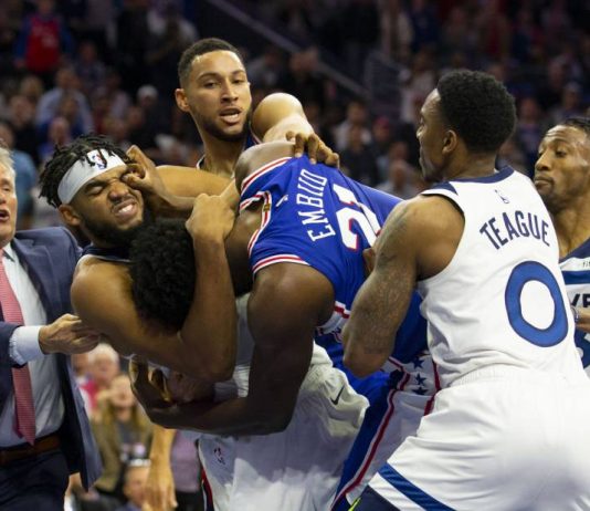 Embiid and Towns are jammed to death in the duel between Philadelphia and Minnesota