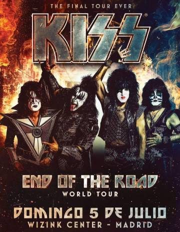 Kiss announces their farewell and a last concert in Madrid for may 2024