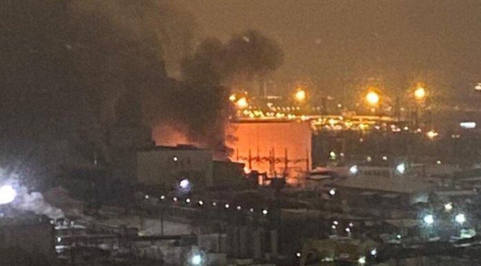 A transformer caught fire at thermal power station in Moscow