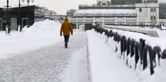 An increased level of weather danger extended