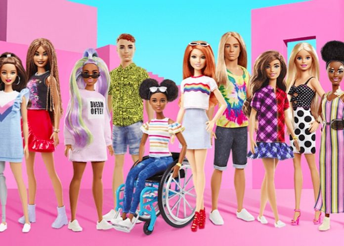 Appeared in the sale of Barbie with no hair, vitiligo and disability