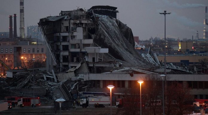 Bastrykin has sent forensic SK in place of the collapse of the complex in St. Petersburg