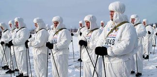 In February-March of the airborne troops of the eight cities of Russia