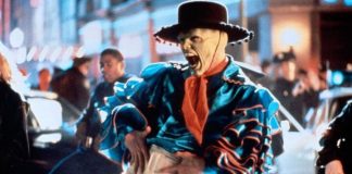 Jim Carrey called the shooting scene in the sequel to "the Mask"