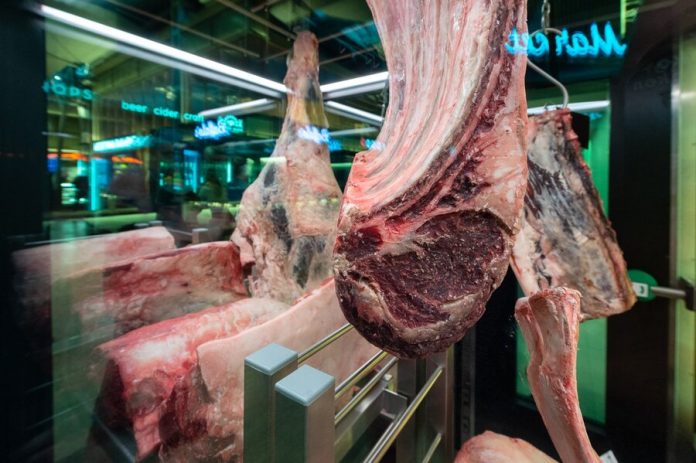 Named regions with the most expensive and the cheapest meat