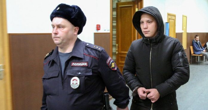 The court arrested all five former police officers in the case of Golunova