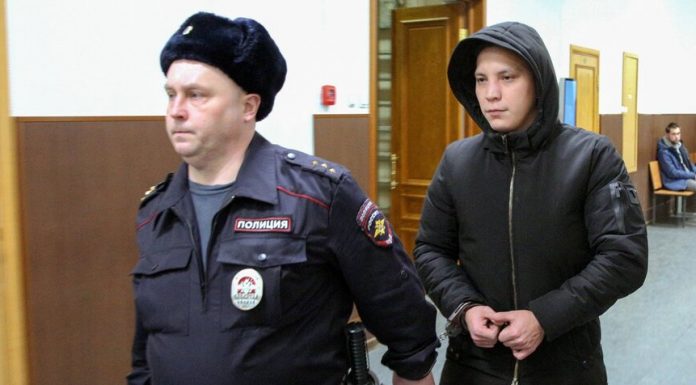 The court arrested all five former police officers in the case of Golunova