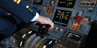 The plane made an emergency landing at the airport of Novosibirsk