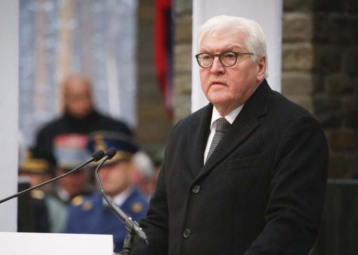 The President of Germany has opposed the rewriting of history