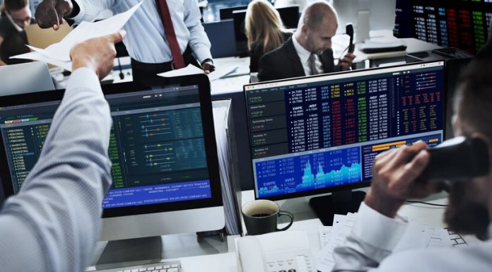 The price of Brent crude oil fell below $57 per barrel