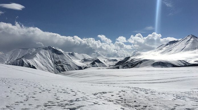 A group of Russian tourists came under an avalanche in Georgia