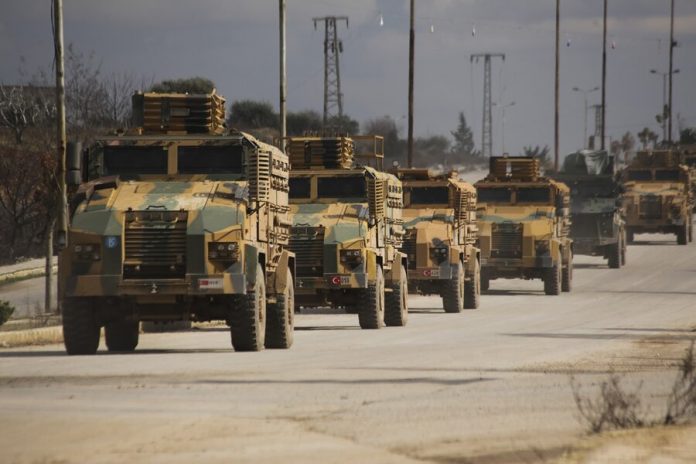 A military source denied the information that videoconferencing stopped a Turkish convoy in Idlib