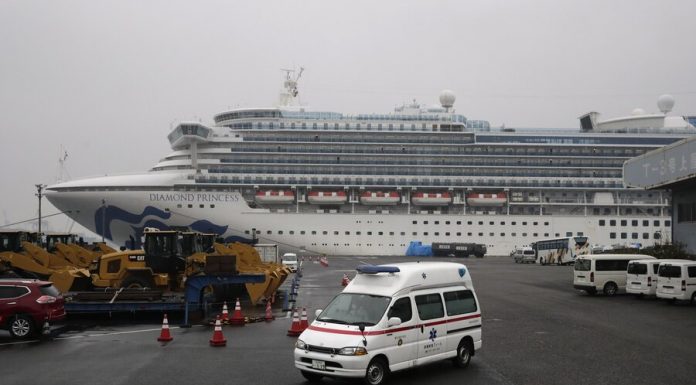 About 100 cases of coronavirus were detected in the liner Diamond Princess