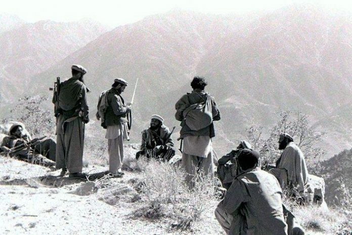 As Afghan soldiers fought with 