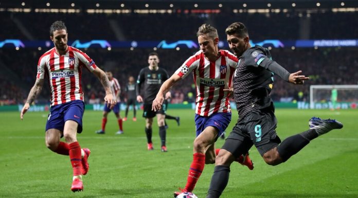 "Atletico" beat "Liverpool" in the match of 1/8 final of the Champions League