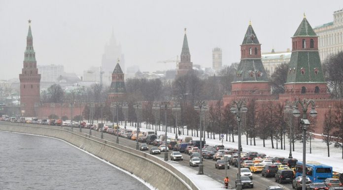 Became famous weather on February 4 in Moscow