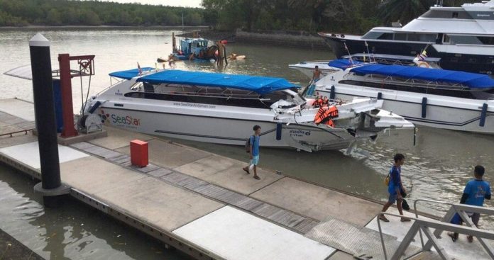 Criminal case initiated on the fact of collision of boats in Thailand