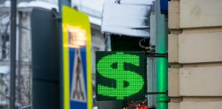 Dollar exchange rate exceeded 64 rubles for the first time since the beginning of December