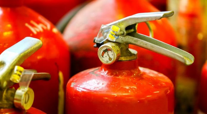 Fire engulfed a hangar in the South-West of the capital