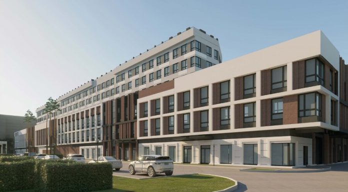 FLC at the estate was decorated in a contrasting style