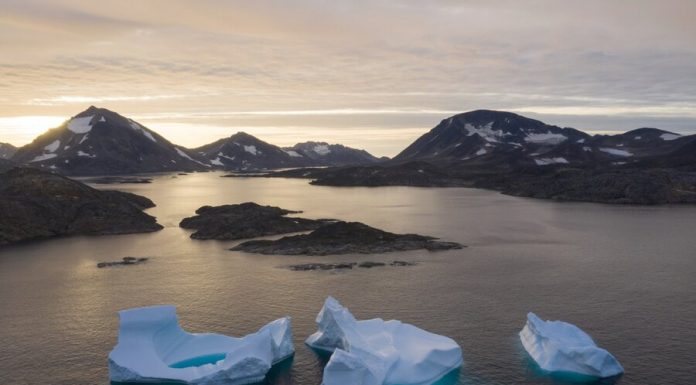 In Greenland, offered to sell melt water from the glaciers In Greenland, offered to sell melt water from the glaciers