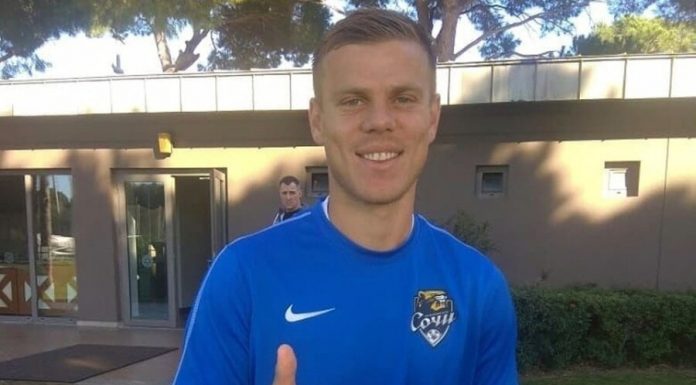 Kokorin made his debut in the "Sochi"