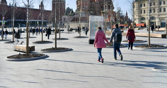 Muscovites promised spring thaw weekend