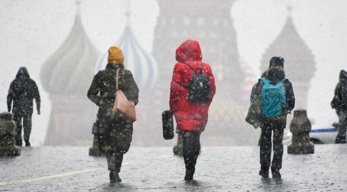 Muscovites warned of sleet and gusty winds