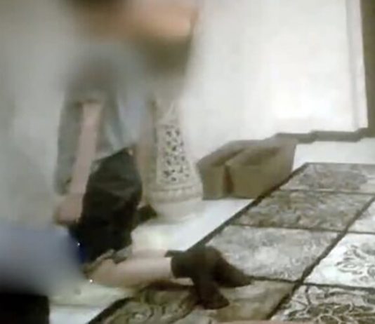 Neighbors called quiet stepfather of the boy, standing on the buckwheat in the Omsk