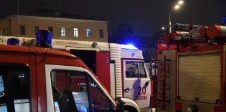 One person died in a fire in a hostel in the South-West of Moscow