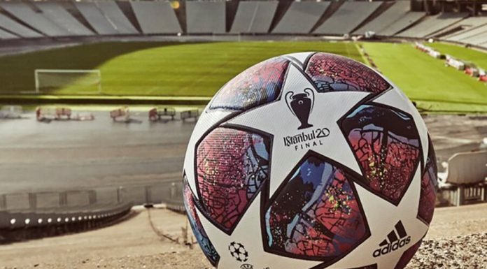 Presented the ball for the final of the Champions League