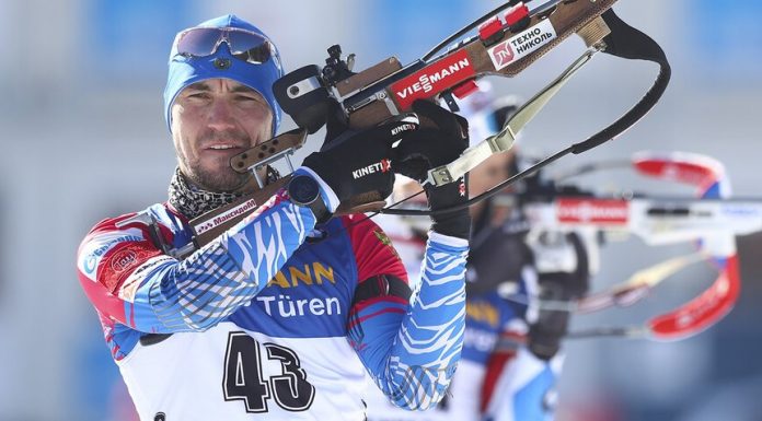 Russian Loginov won the sprint at the world Cup biathlon