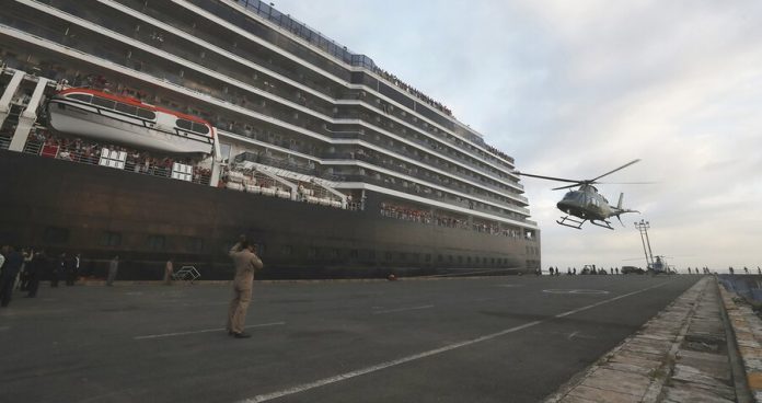 Seven Russian passenger liner Westerdam went home