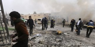 Several people were injured in the explosion in Damascus