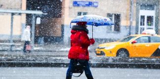 Sleet and rain are expected in the next few hours in Moscow