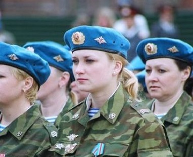 Some women take on the service in the airborne troops