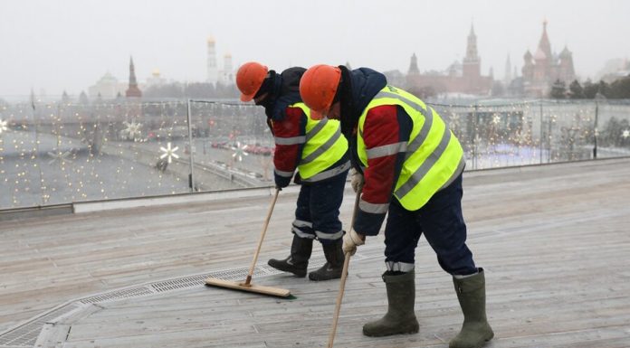 The bridge in "charge" will be cleared from snow