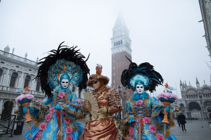 The carnival of Venice was completed early due to coronavirus