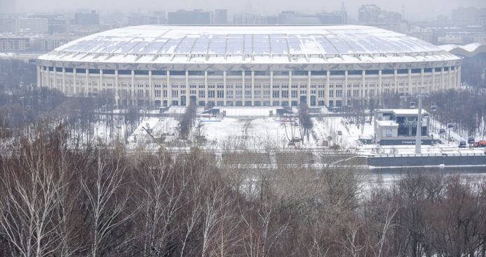 The construction of large sports facilities in the Luzhniki stadium in Moscow will be completed in 2023-2023 years