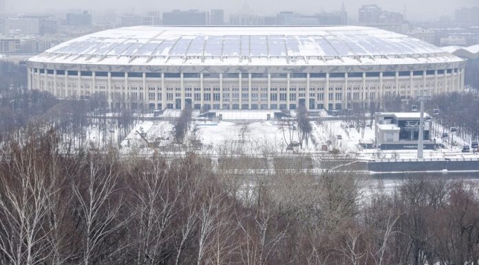 The construction of large sports facilities in the Luzhniki stadium in Moscow will be completed in 2024-2024 years