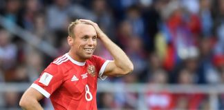 The court rejected the footballer's Glushakov in the suit against ex-wife