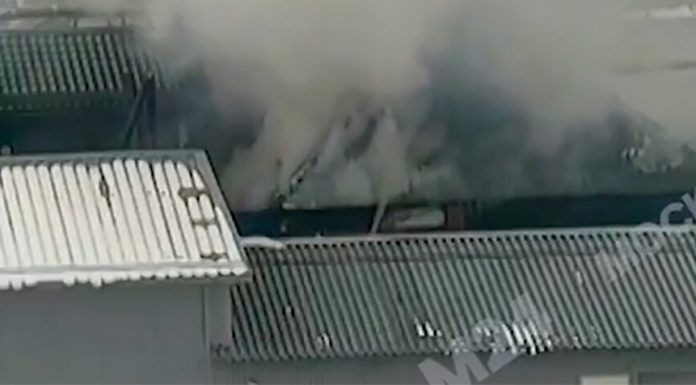 The fire in the bath in the North-West of Moscow liquidated