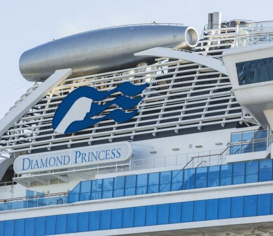 The first passengers began to leave cruise ship in Japan