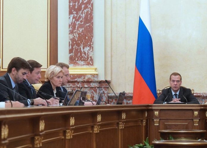 The Kremlin said Medvedev's Cabinet
