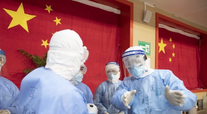 The number of patients with coronavirus in Hubei was close to 55 thousand